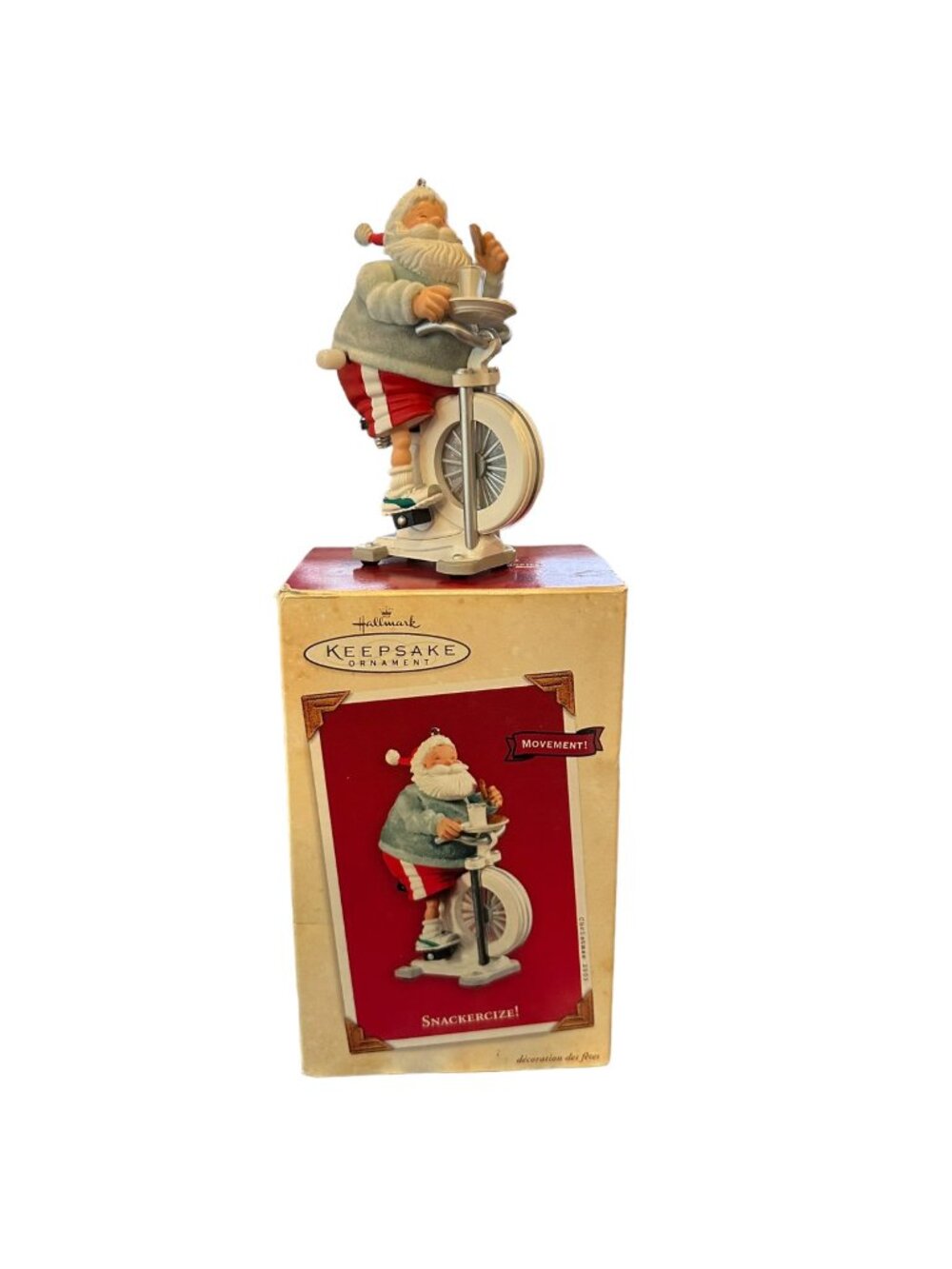 2003 Hallmark Snow Larceny Keepsake Ornament Moving Snowman Tested Works